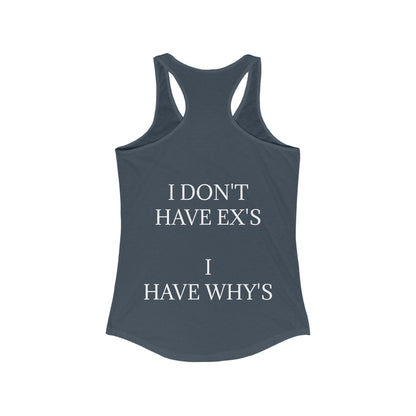 X's And Y's Women's Racerback Tank