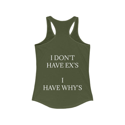 X's And Y's Women's Racerback Tank