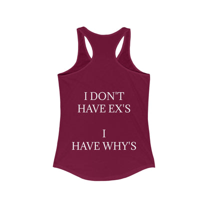 X's And Y's Women's Racerback Tank