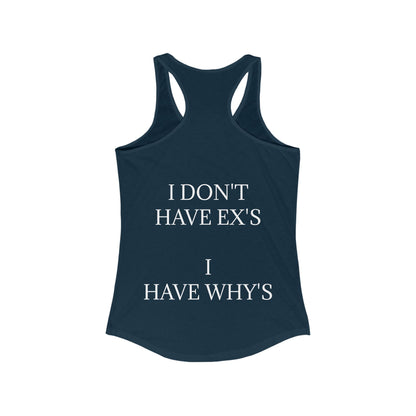 X's And Y's Women's Racerback Tank