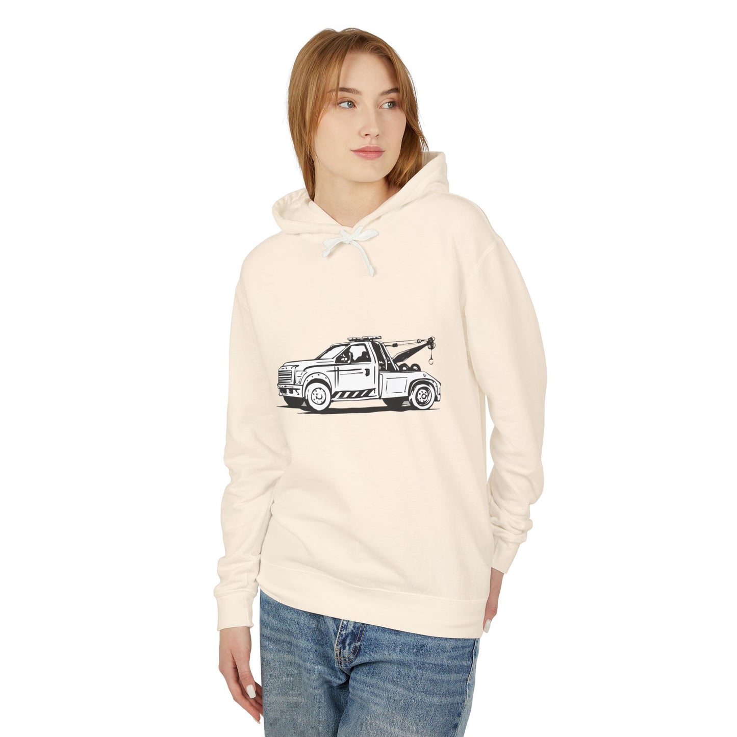 Wheel Lift Tow Truck Unisex Lightweight Hoodie