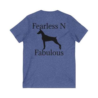 Fearless N Fabulous Unisex Short Sleeve V-Neck Tee