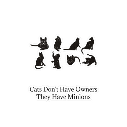 Cat Minions Vinyl Decal