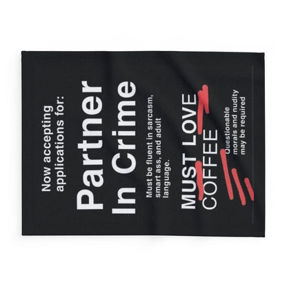 Partner In Crime Arctic Fleece Blanket