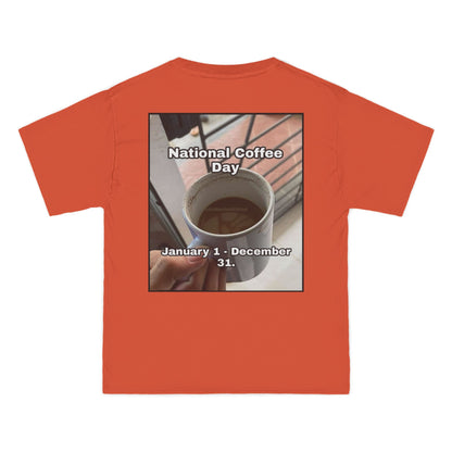 National Coffee Day Men's Short-Sleeve Crewneck Tee