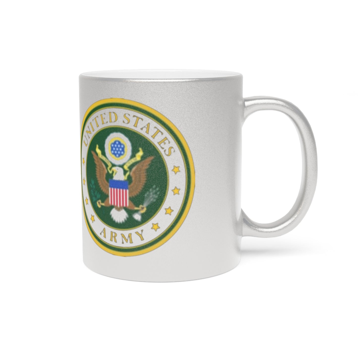 US Army Metallic Coffee Mug
