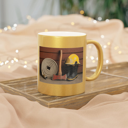 Fire/Rescue Appreciation Metallic Coffee Mug