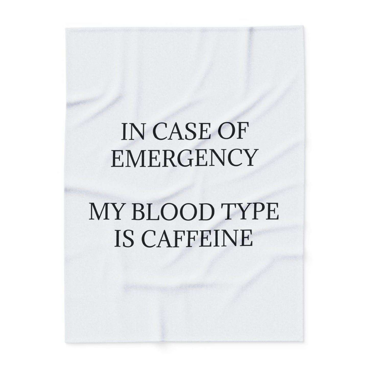Blood Type Arctic Fleece Blanket
