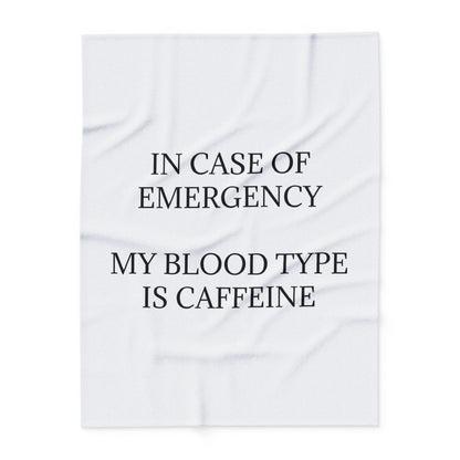 Blood Type Arctic Fleece Blanket