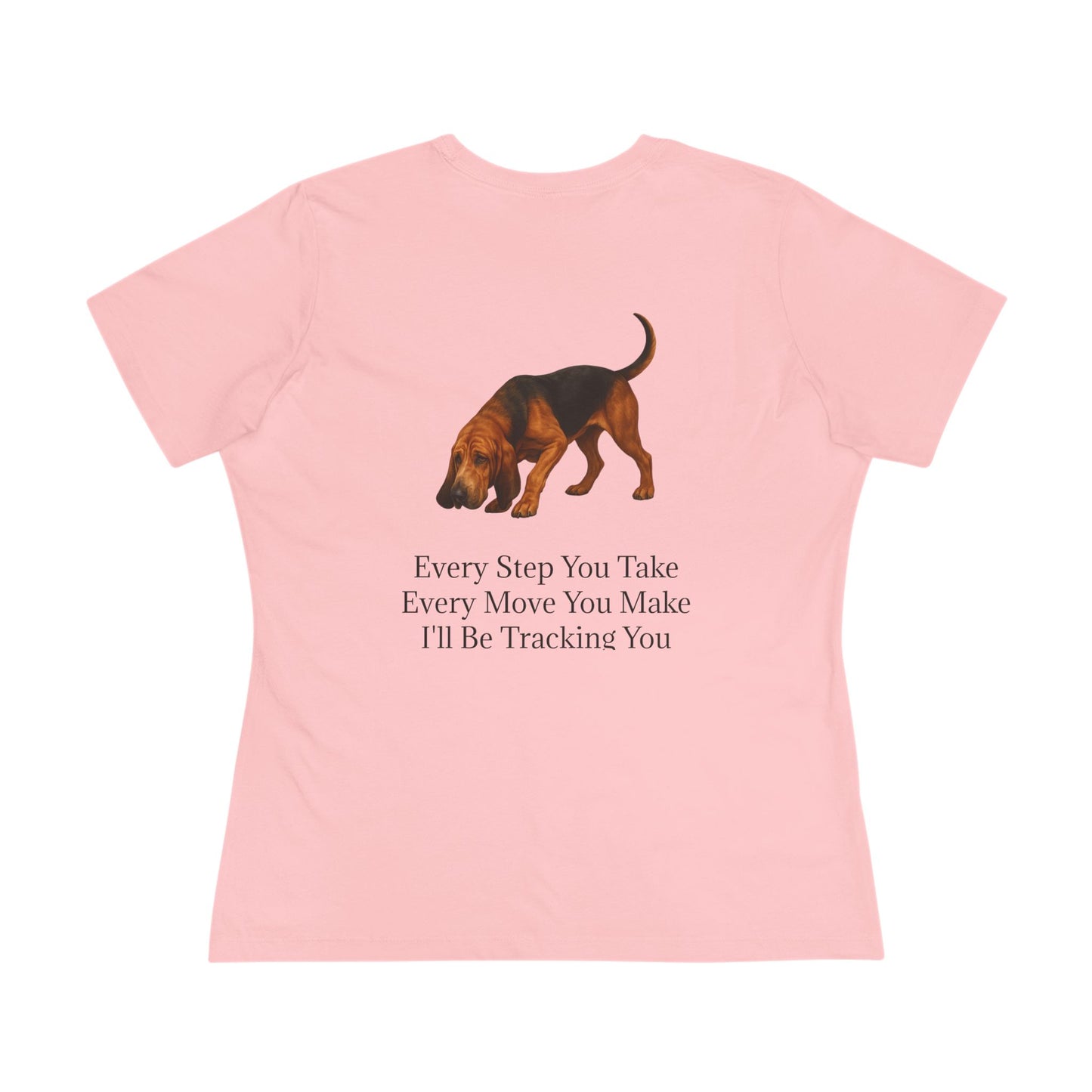 Tracking You Women's Short Sleeve Crewneck Tee