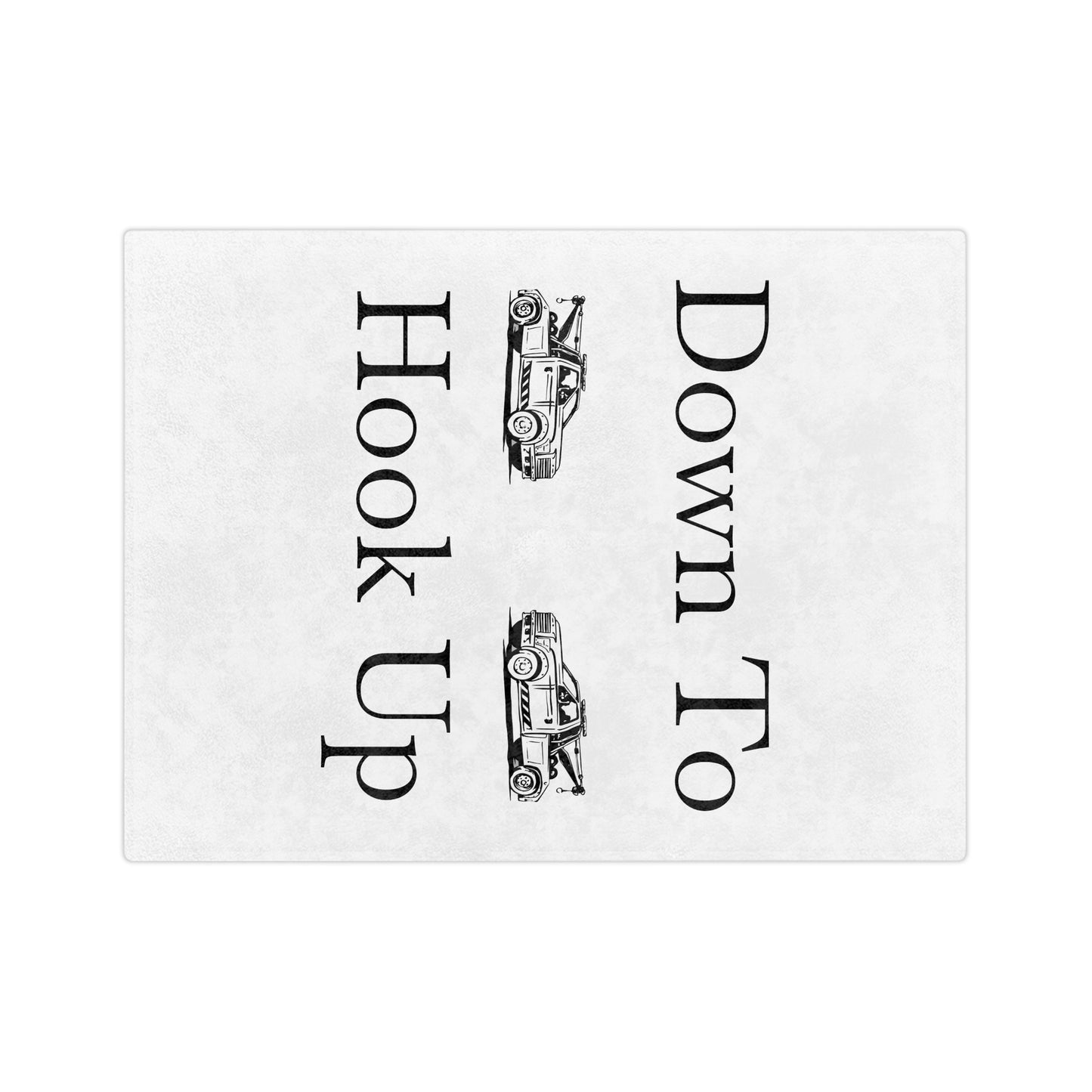 Down To Hook Up Velveteen Microfiber Blanket