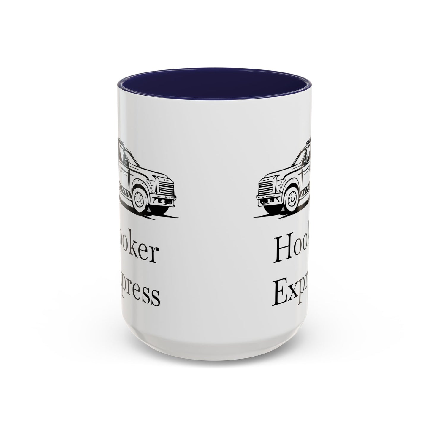 H**ker Express Wheel Lift Tow Truck 2-Tone Coffee Mug