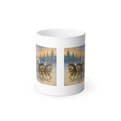 Dashing Through The Snow Color Changing Mug
