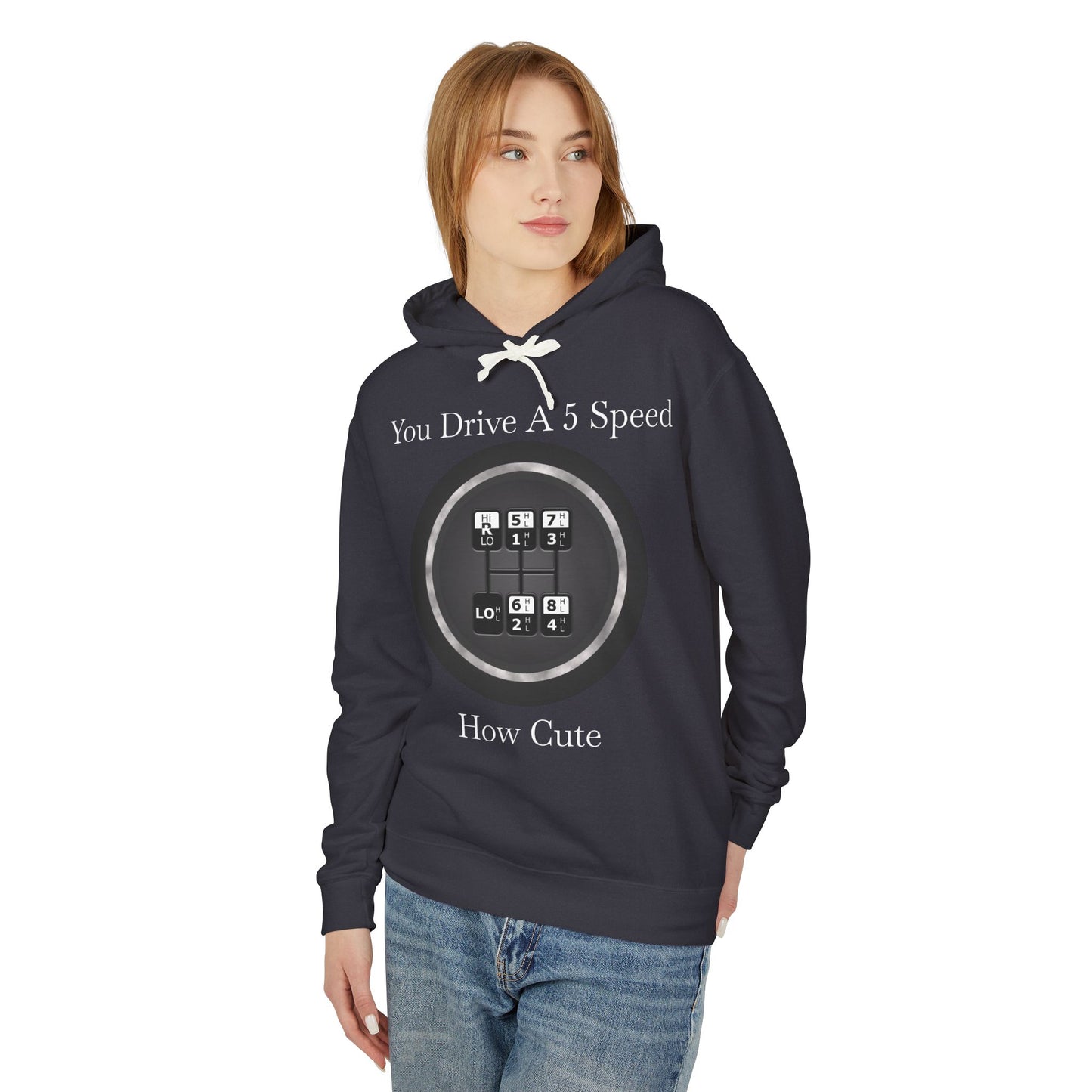 5 Speed How Cute Unisex Lightweight Hoodie