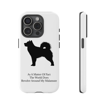 Matter Of Fact Malamute iPhone Case