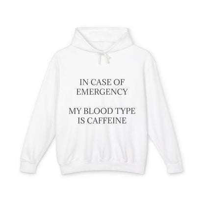 Blood Type Unisex Lightweight Hoodie
