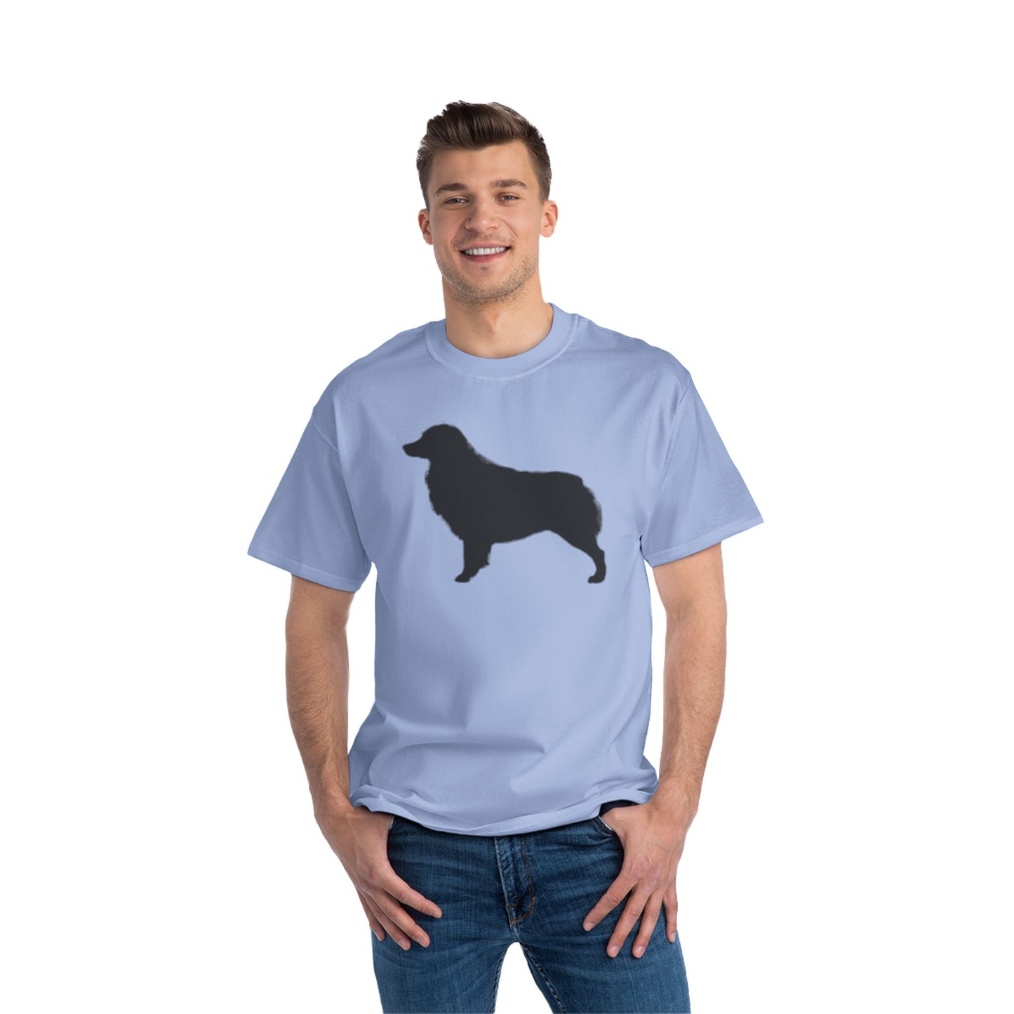 Aussie Silhouette Men's Short-Sleeve Crewneck Tee