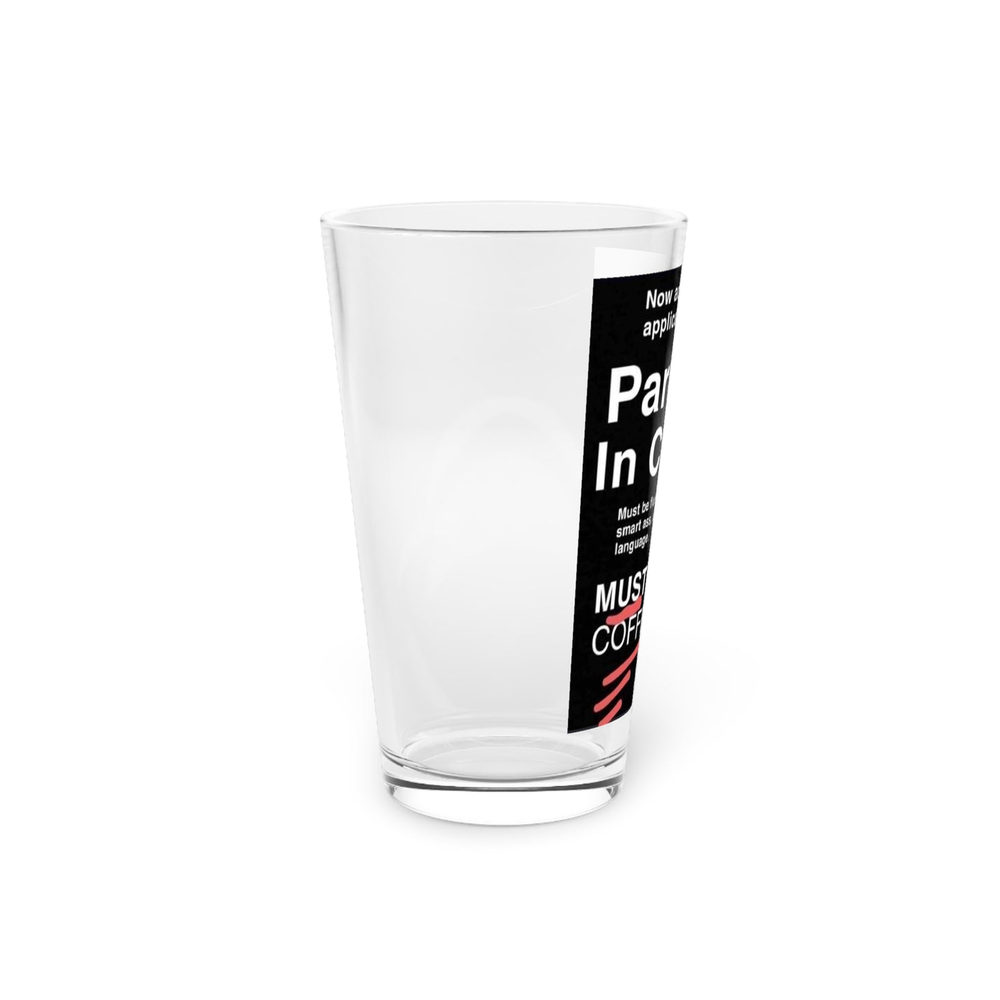 Partner In Crime Drinking Glass