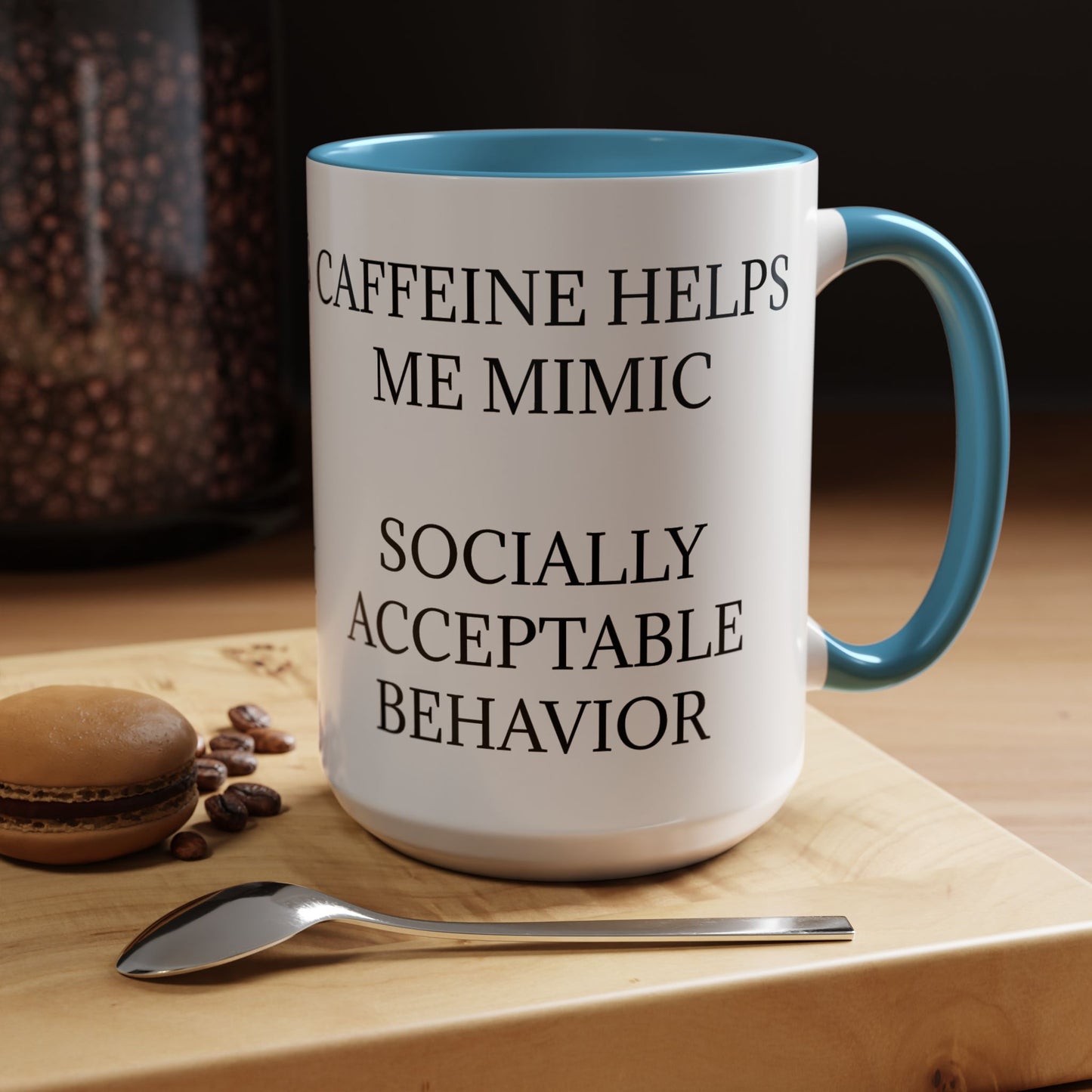 Socially Acceptable 2-Tone Coffee Mug