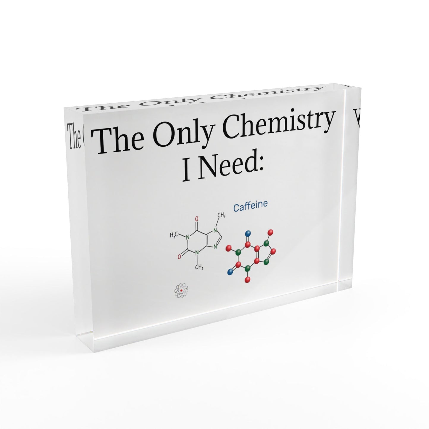 Chemistry Lesson Acrylic Photo Block