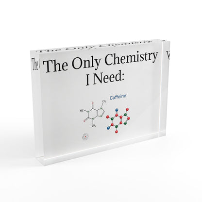 Chemistry Lesson Acrylic Photo Block