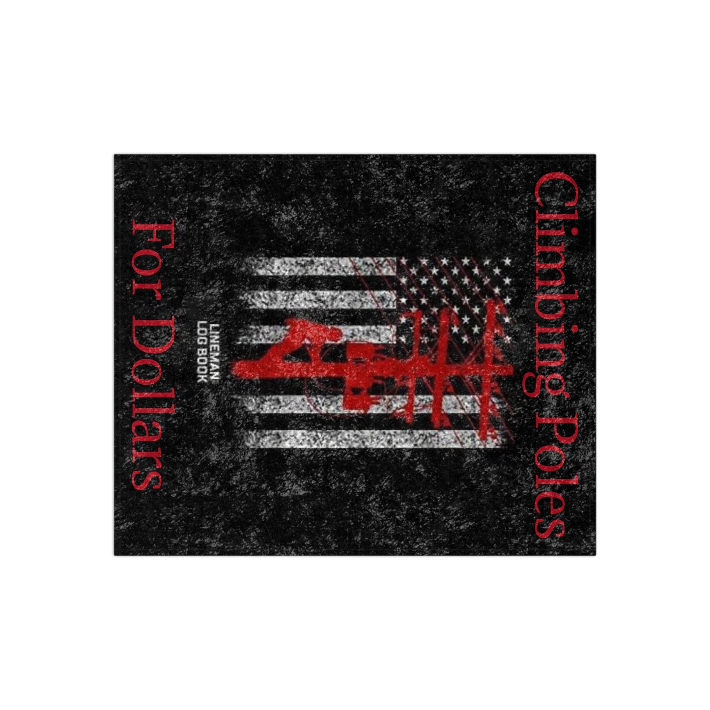 Climbing Poles Crushed Velvet Blanket