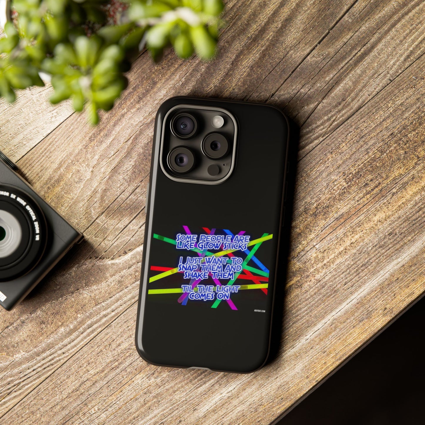 Glow Sticks iPhone Case