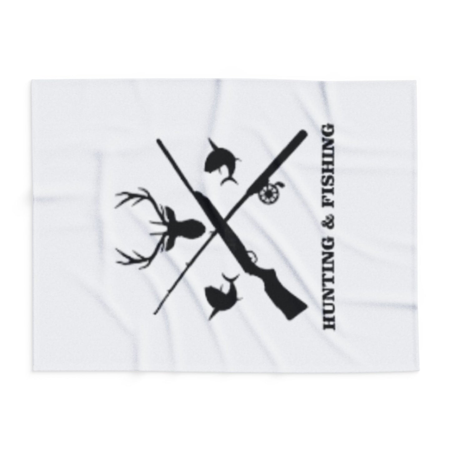 Hunting/Fishing Arctic Fleece Blanket