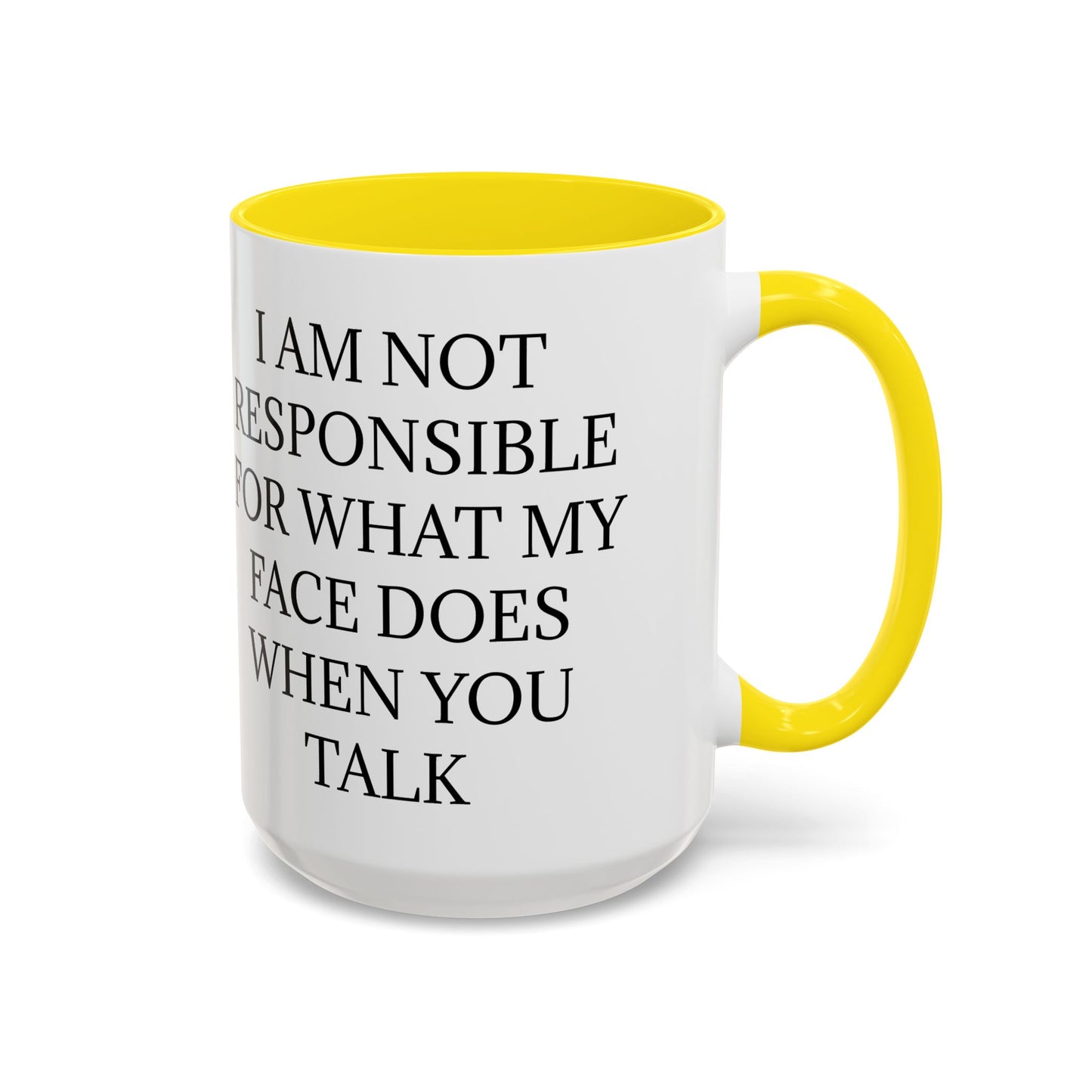 When You Talk 2-Tone Coffee Mug