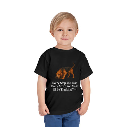 Tracking You Toddler Unisex Short Sleeve Crewneck Tee