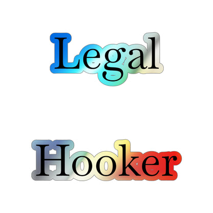 Legal H**ker Holographic Sticker