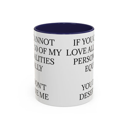 50 Personalities 2-Tone Coffee Mug