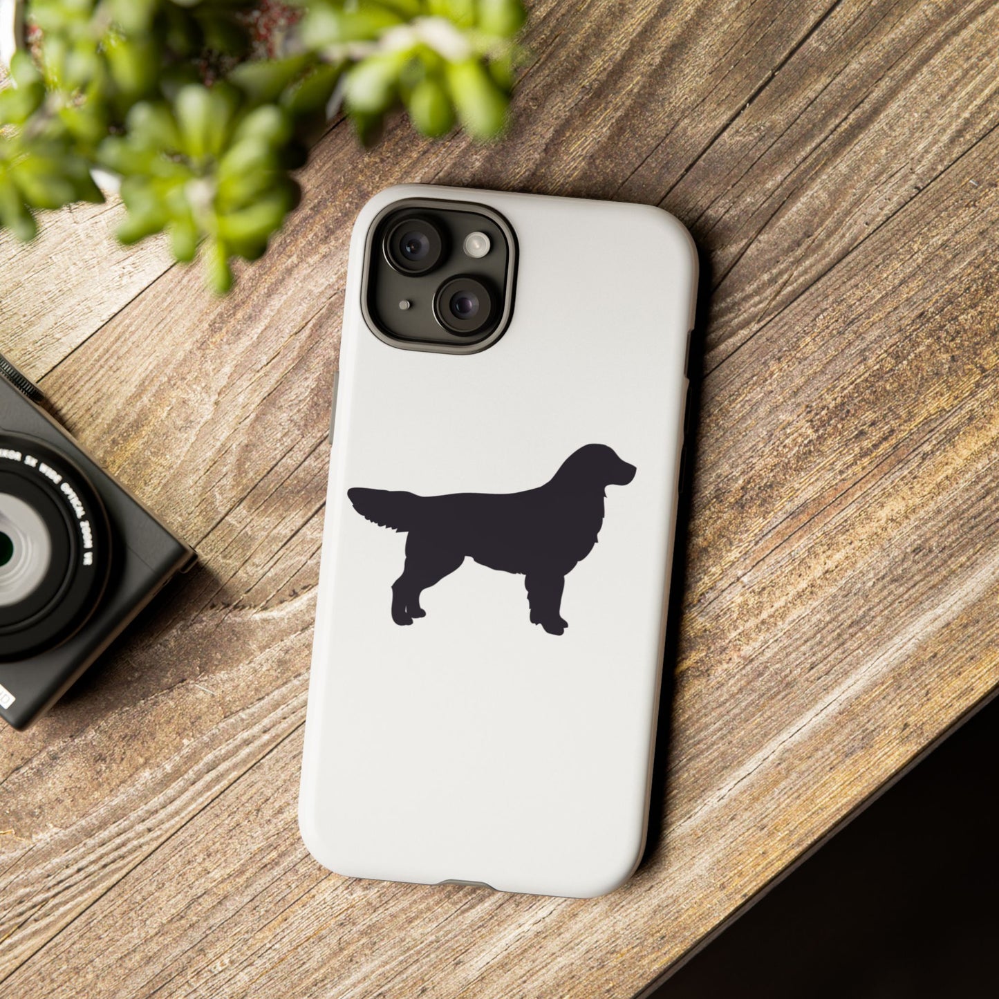 Golden Silhouette iPhone Case