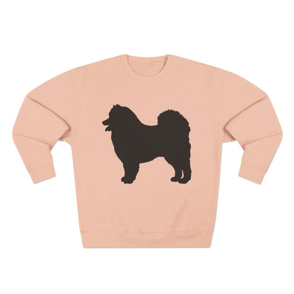 Samoyed Silhouette Unisex Crewneck Sweatshirt