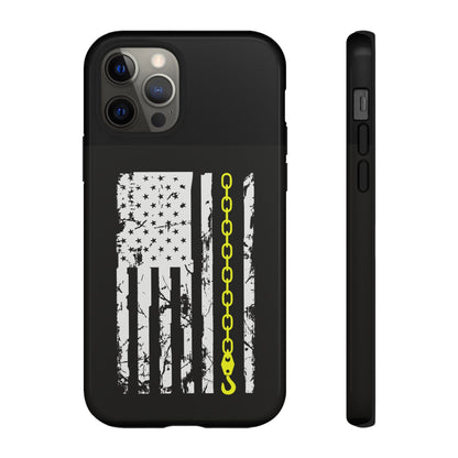 Thin Yellow Line iPhone Case