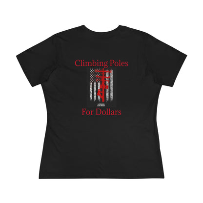 Climbing Poles Women's Short Sleeve Crewneck Tee