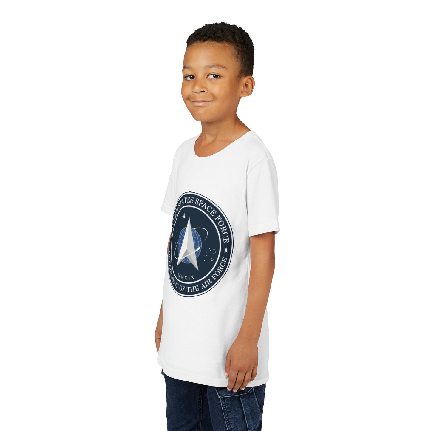 US Space Force Youth Unisex Short Sleeve Crewneck Tee