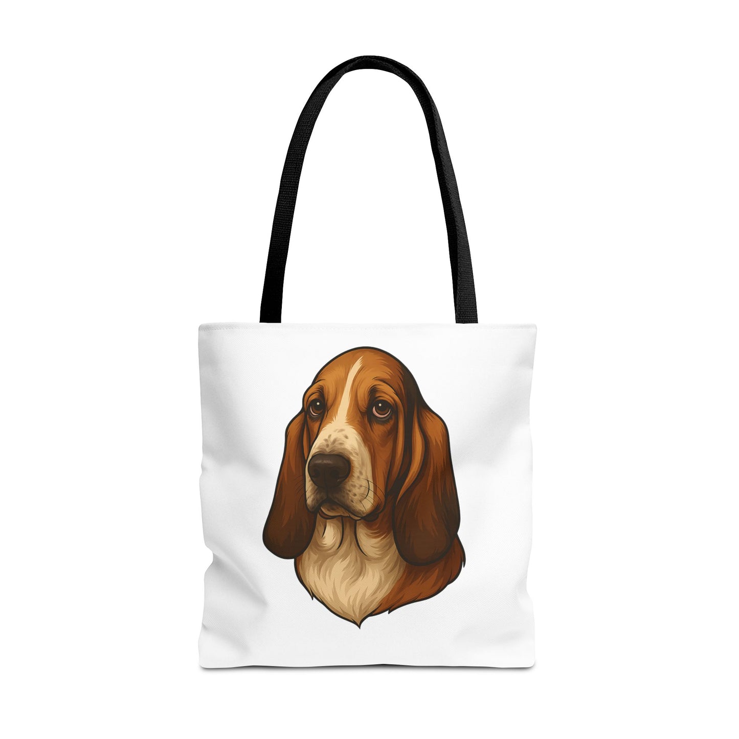 Basset Hound Head Tote Bag