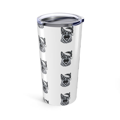 Santa Paws German Shepherd Tumbler