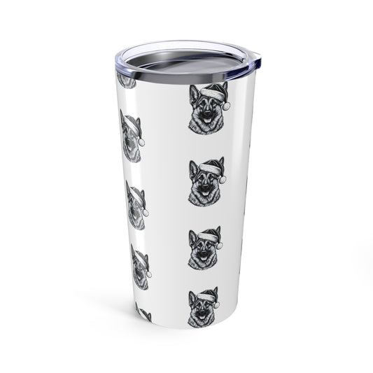 Santa Paws German Shepherd Tumbler