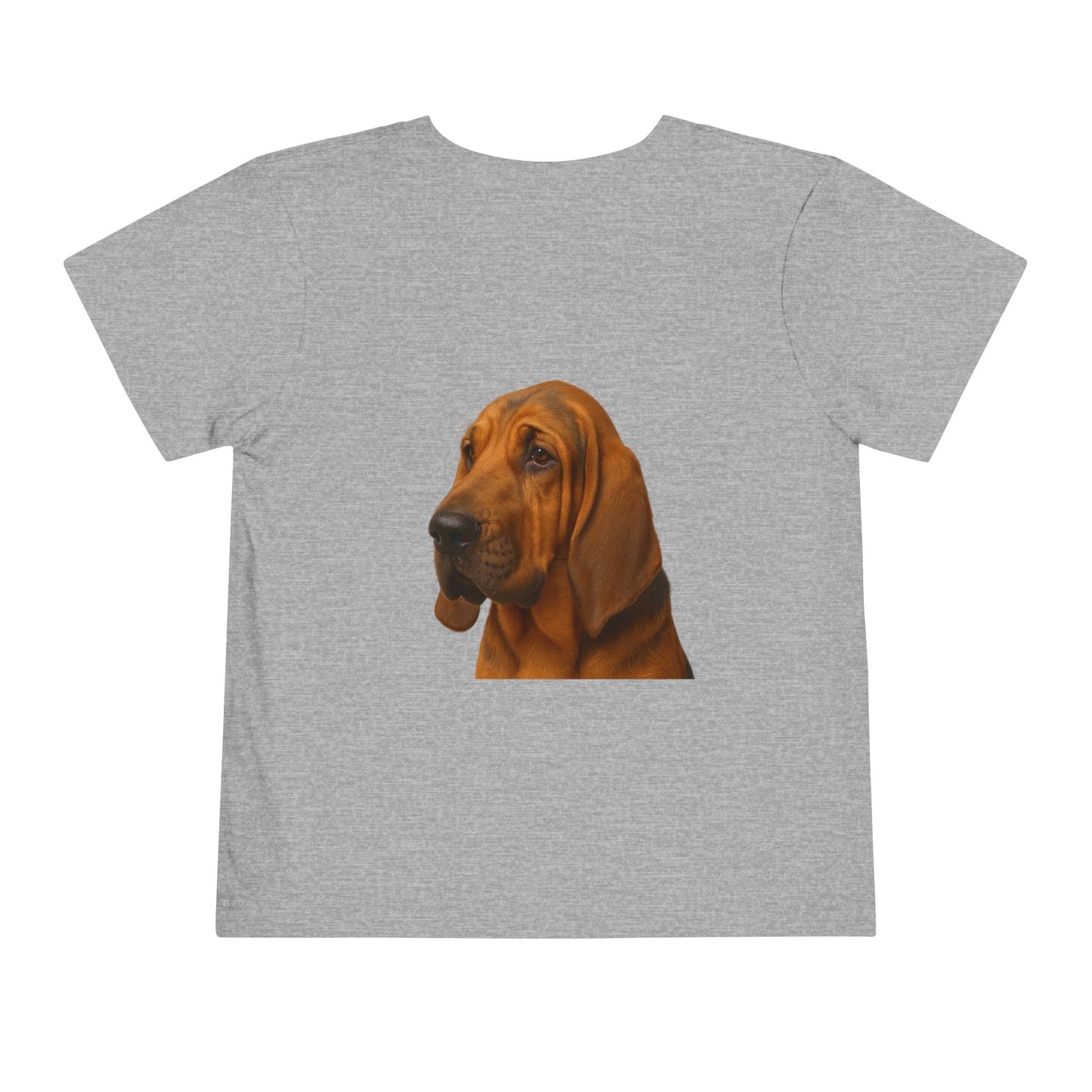 Bloodhound Head Toddler Unisex Short Sleeve Crewneck Tee