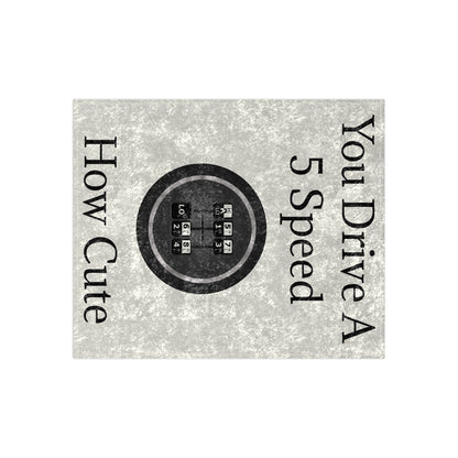 5 Speed How Cute Crushed Velvet Blanket