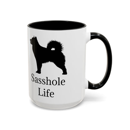 Sasshole Life 2-Tone Coffee Mug