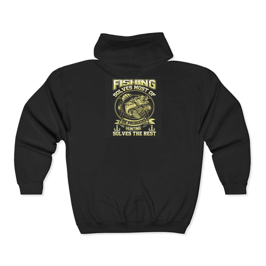 Problem Solving Unisex Full Zip Hoodie
