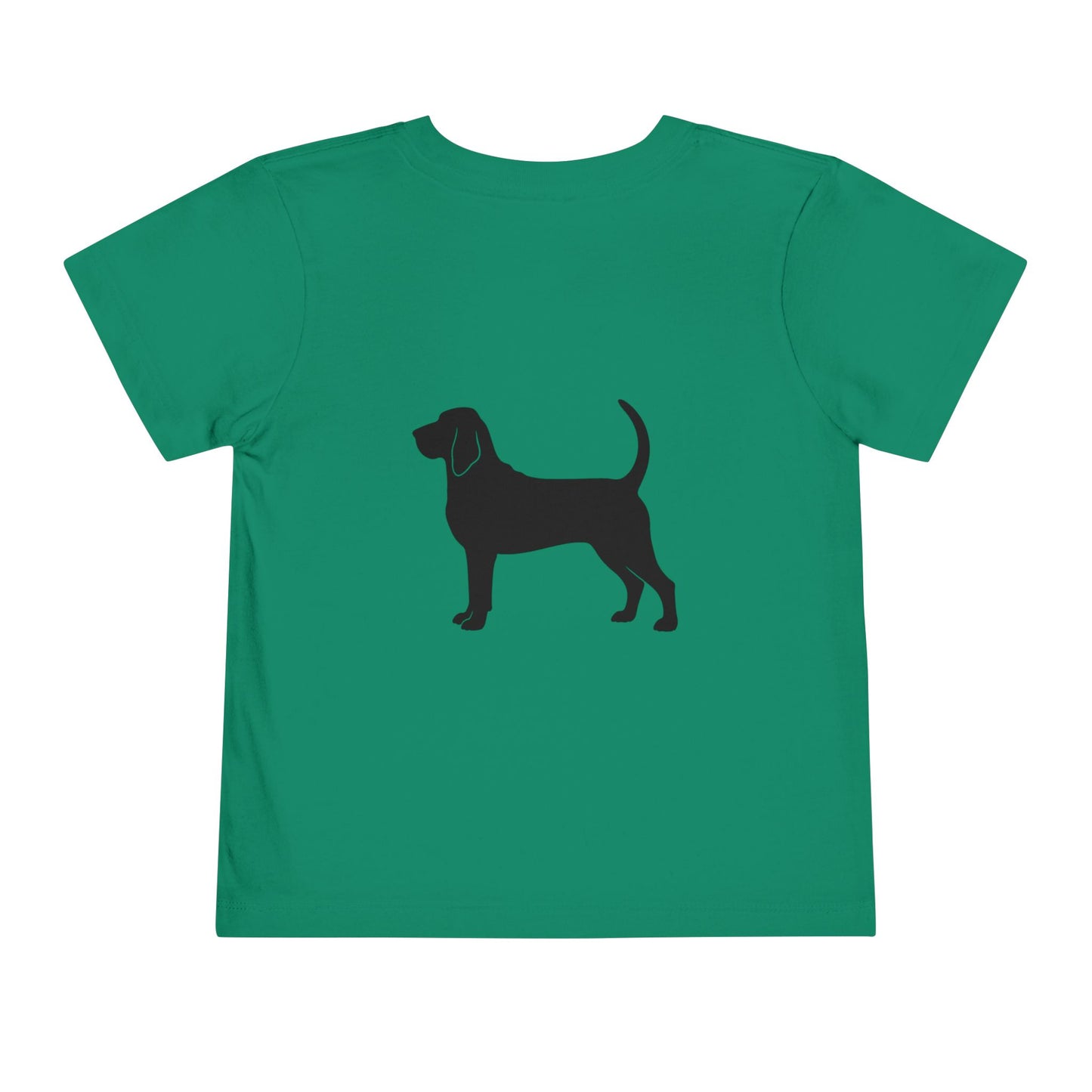 Bloodhound Silhouette Toddler Unisex Short Sleeve Crewneck Tee