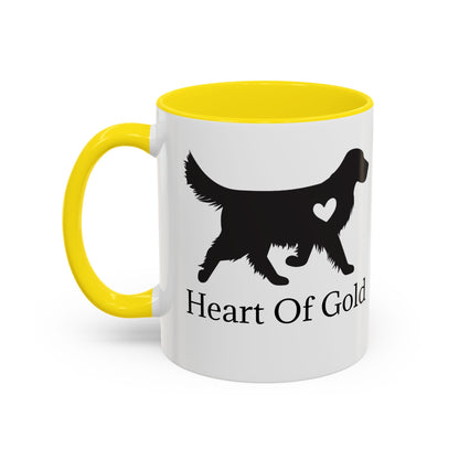 Heart Of Gold 2-Tone Coffee Mug