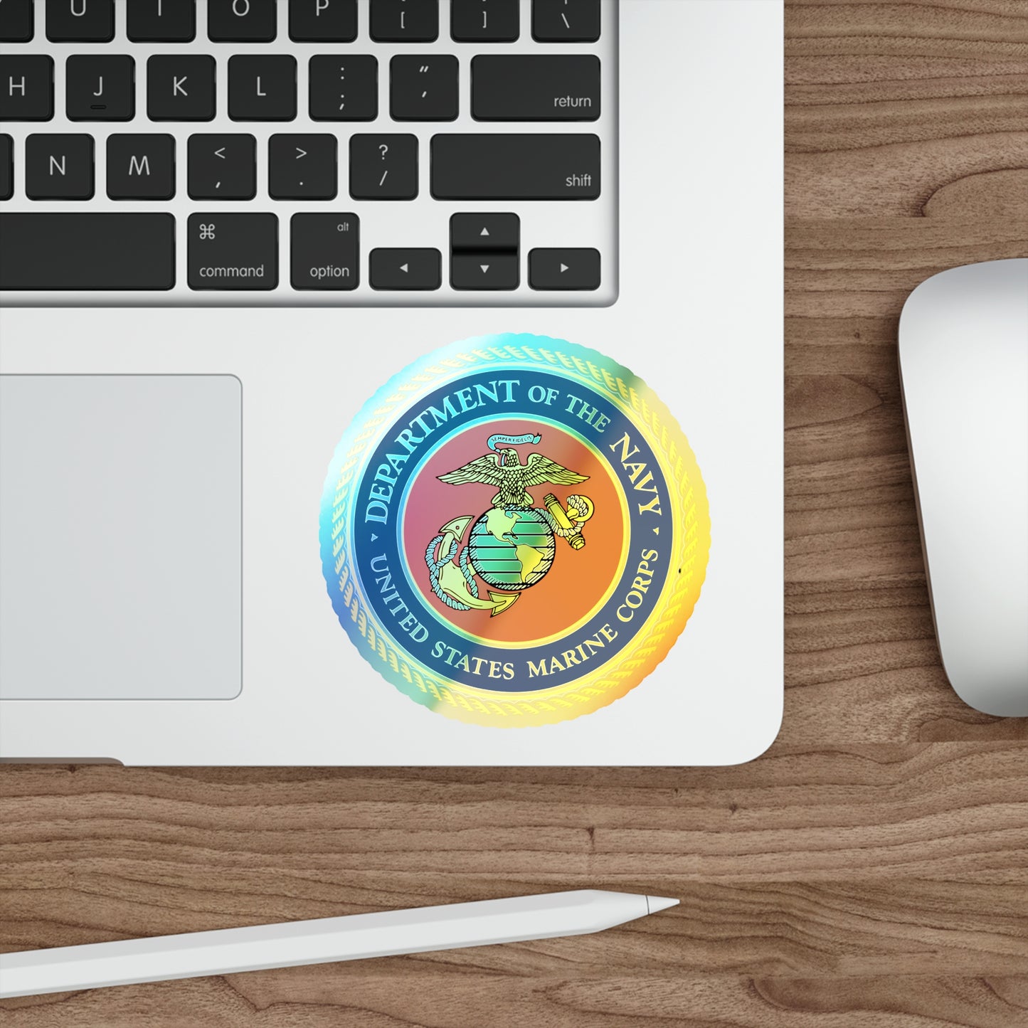 US Marine Corps Holographic Sticker