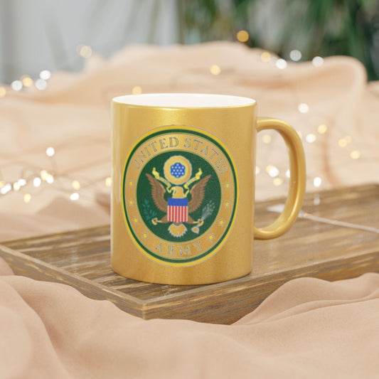 US Army Metallic Coffee Mug