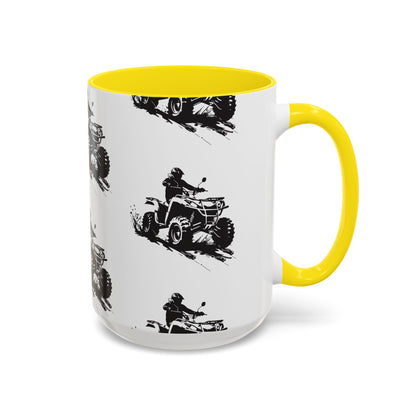 Slingin' Mud Quad 2-Tone Coffee Mug