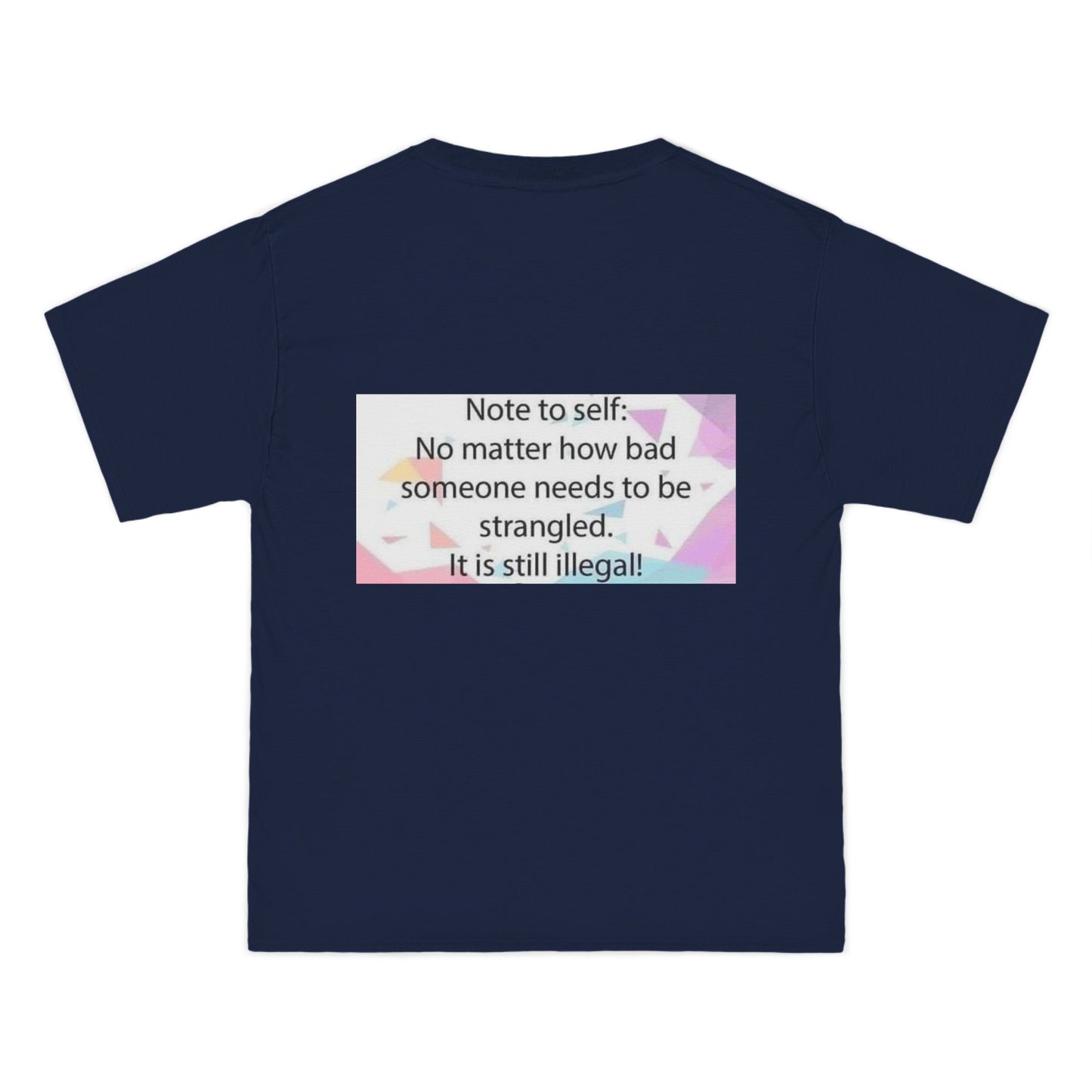 Note To Self Men's Short-Sleeve Crewneck Tee